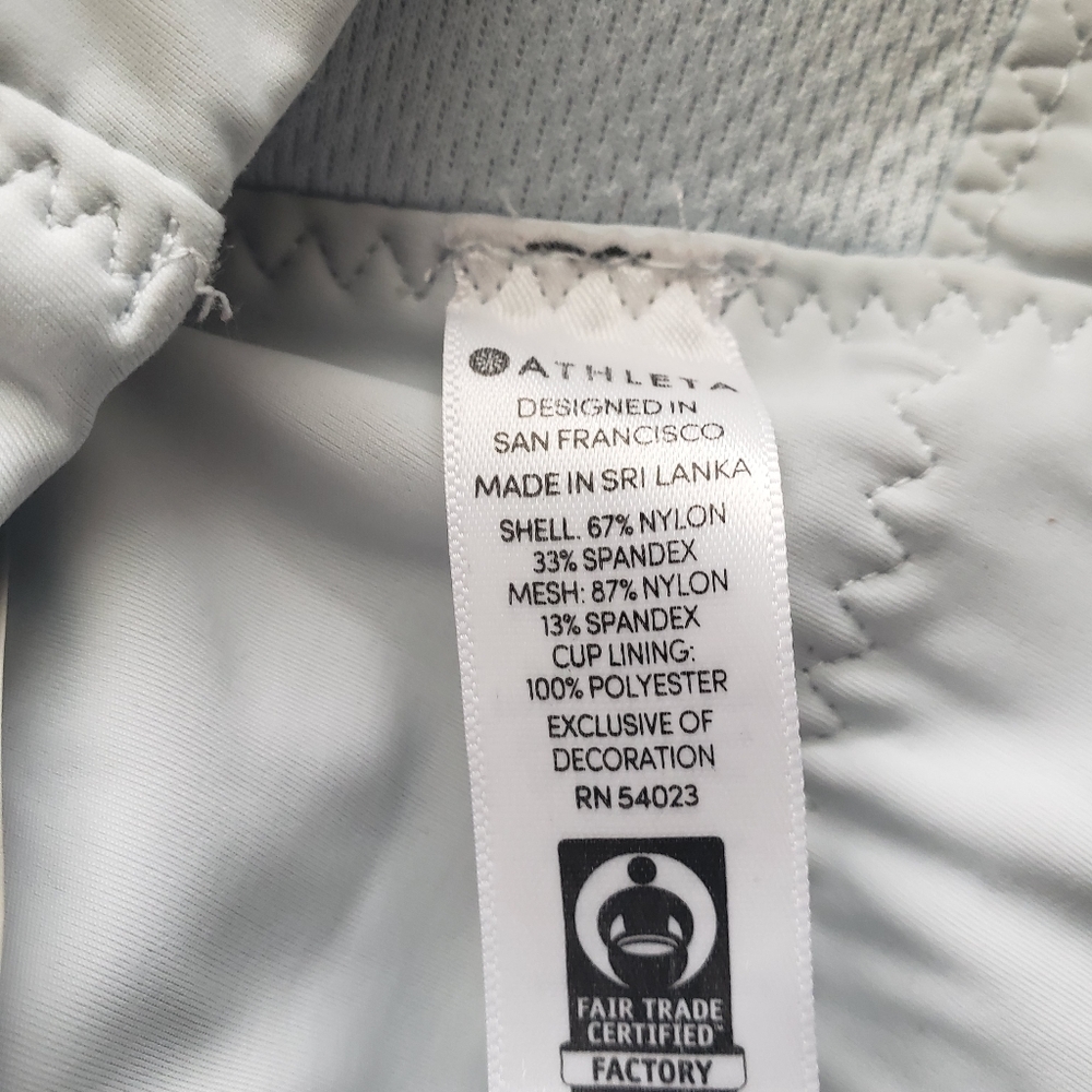 Athleta Gigi High Impact Padded Sports Bra Strappy Back Size Small - Picture 8 of 8